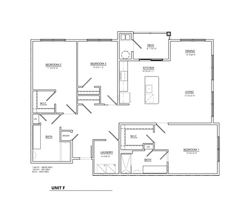 3_Bedroom_2_Bath_UnitF_floorplan  at Station 280, Connecticut, 06035